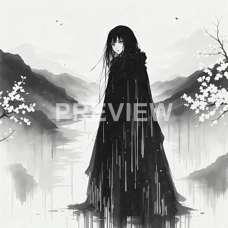2374 - a-girl-wearing-a-cloak-painted-with-liquid-black-ink-_250420005325_Filename Text 2_02522_Filename Text 3